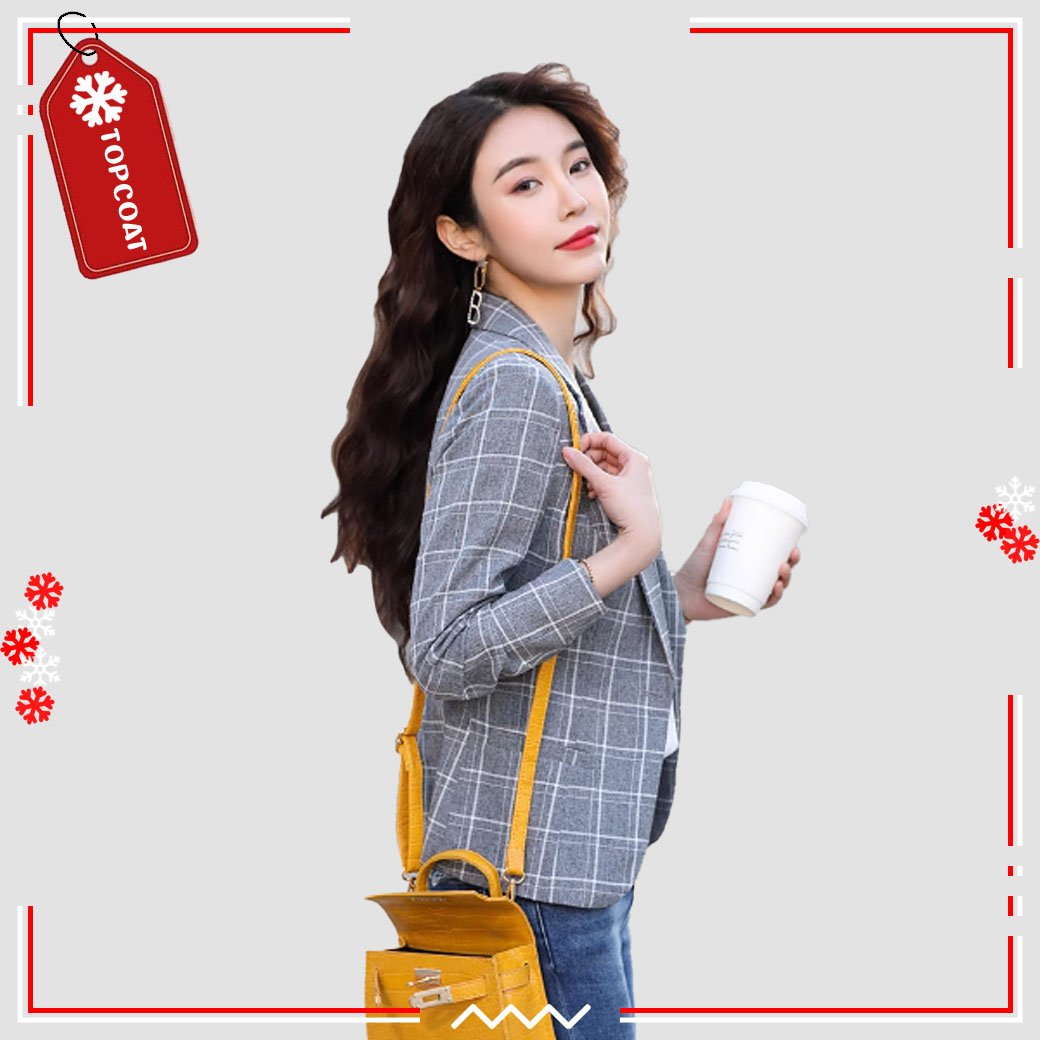 เสื้อสูทผู้หญิง ทรงเข้ารูป กระดุมเดียว ระบายอากาศได้ดี ชมพู เทา น้ำตาลอ่อน