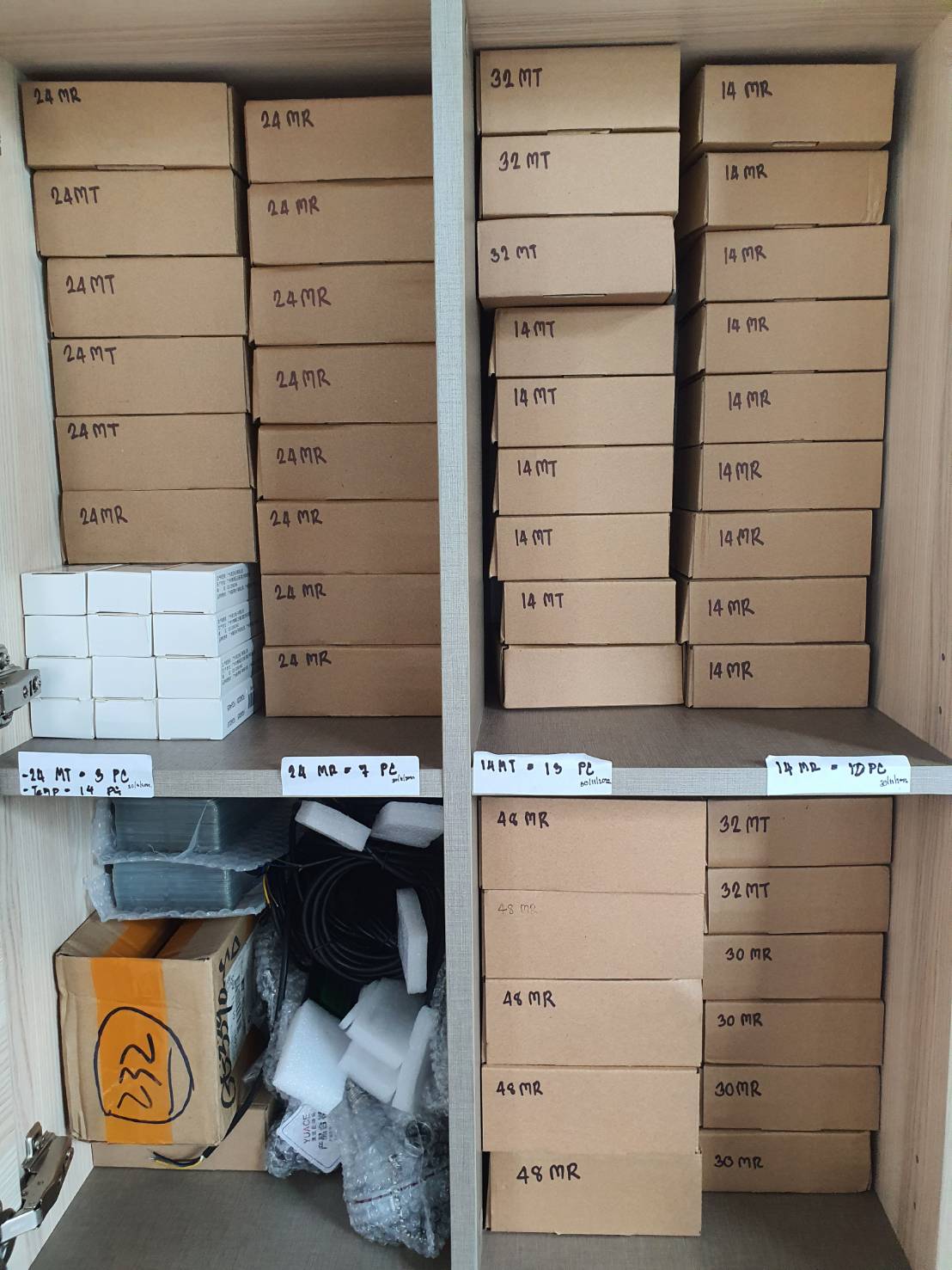 PLC BOARD FX3U-14MR+6AD+2DA+1RS485 (รุ่น TOP มีแบตเตอรี่ Backup)