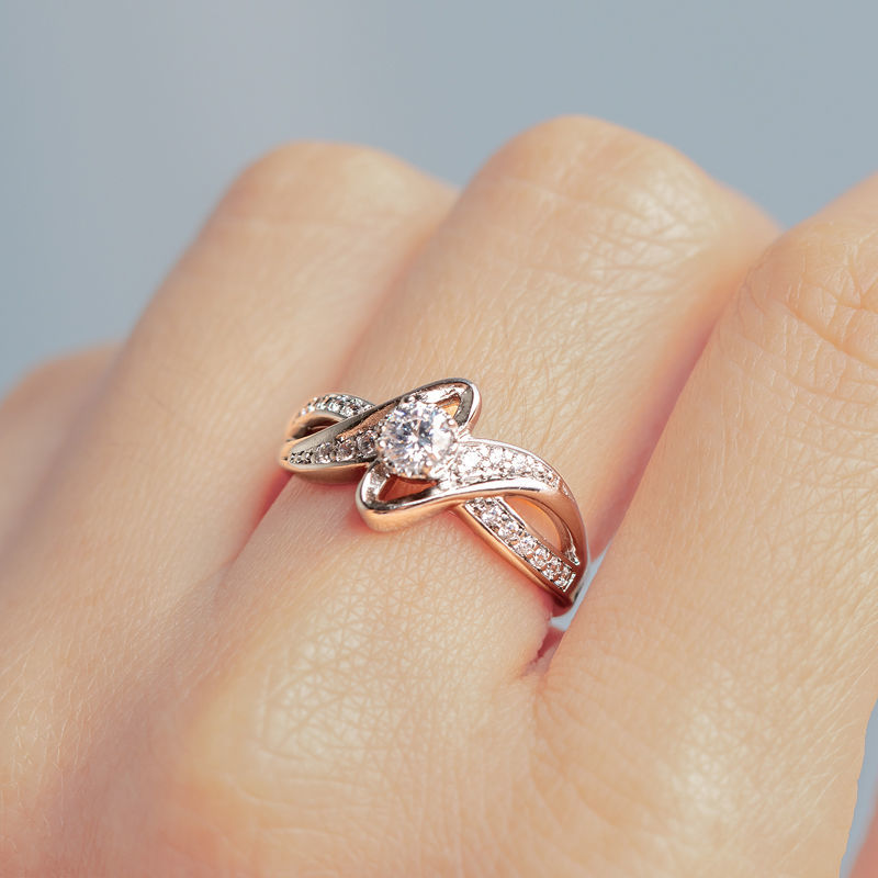 DIAMOND 18K WHITE GOLD RING แหวน เพชร ทอง 18K Pre-order
