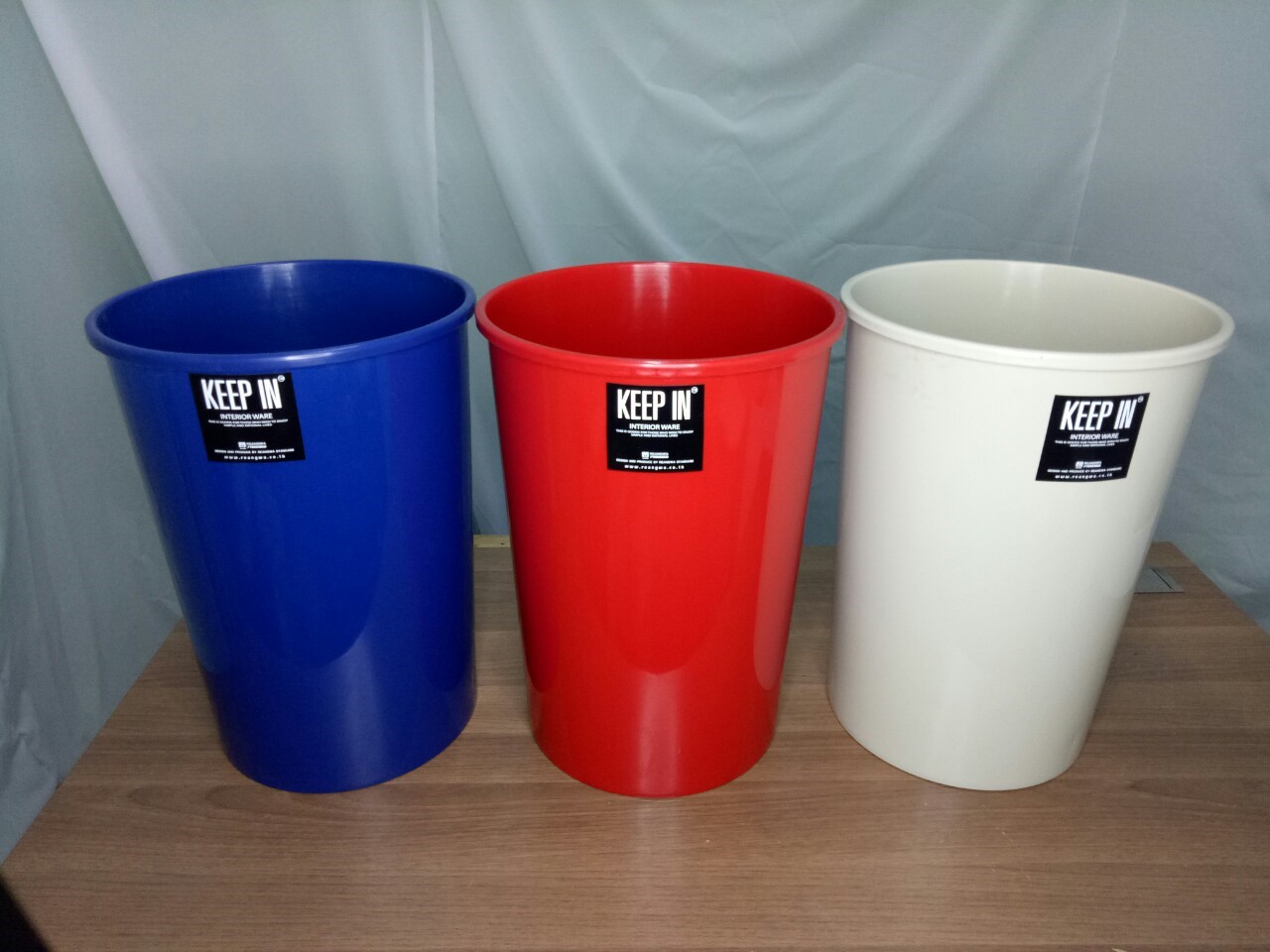 ถังขยะทรงกลม ไม่มีฝา 12 ลิตร