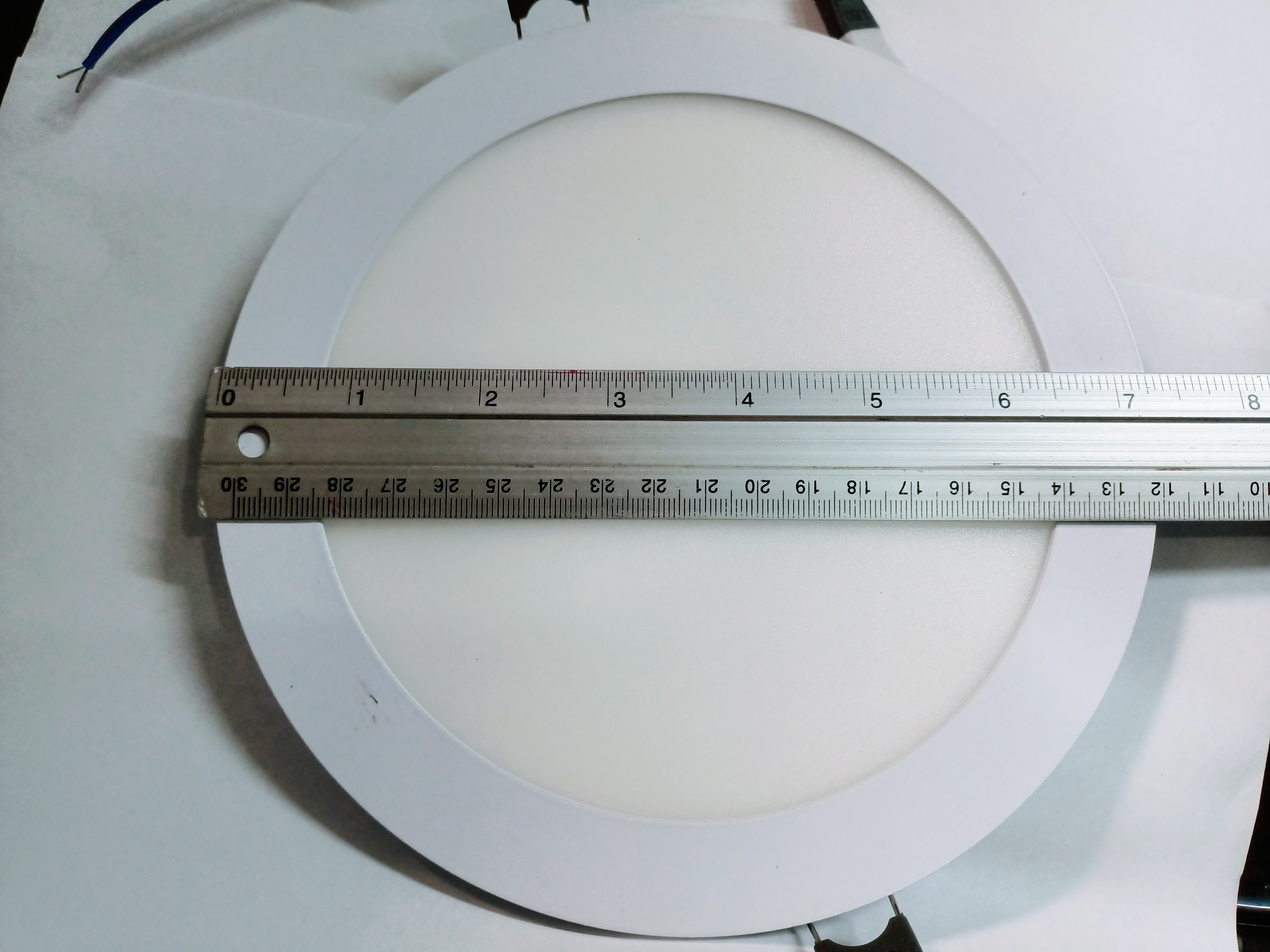 พาแนลแอลอีดีฝั่งฝ้า ดาวไลน์ LED 15W ขนาดหน้าโคม 7นิ้ว รูเจาะ 6นิ้ว ยี่ห้อEVE รุ่นTD โคมไฟ หน้ากลม แสงขาว หรือ แสงส้ม