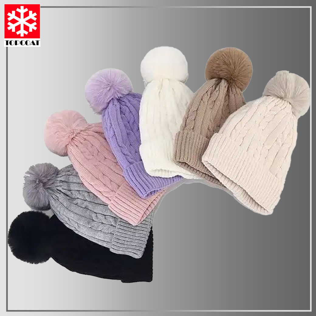 หมวกกันหนาวบุขนแกะ กันลม ช่วยสร้างความอบอุ่น สีขาว ครีม น้ำตาล ชมพู เทา ดำ