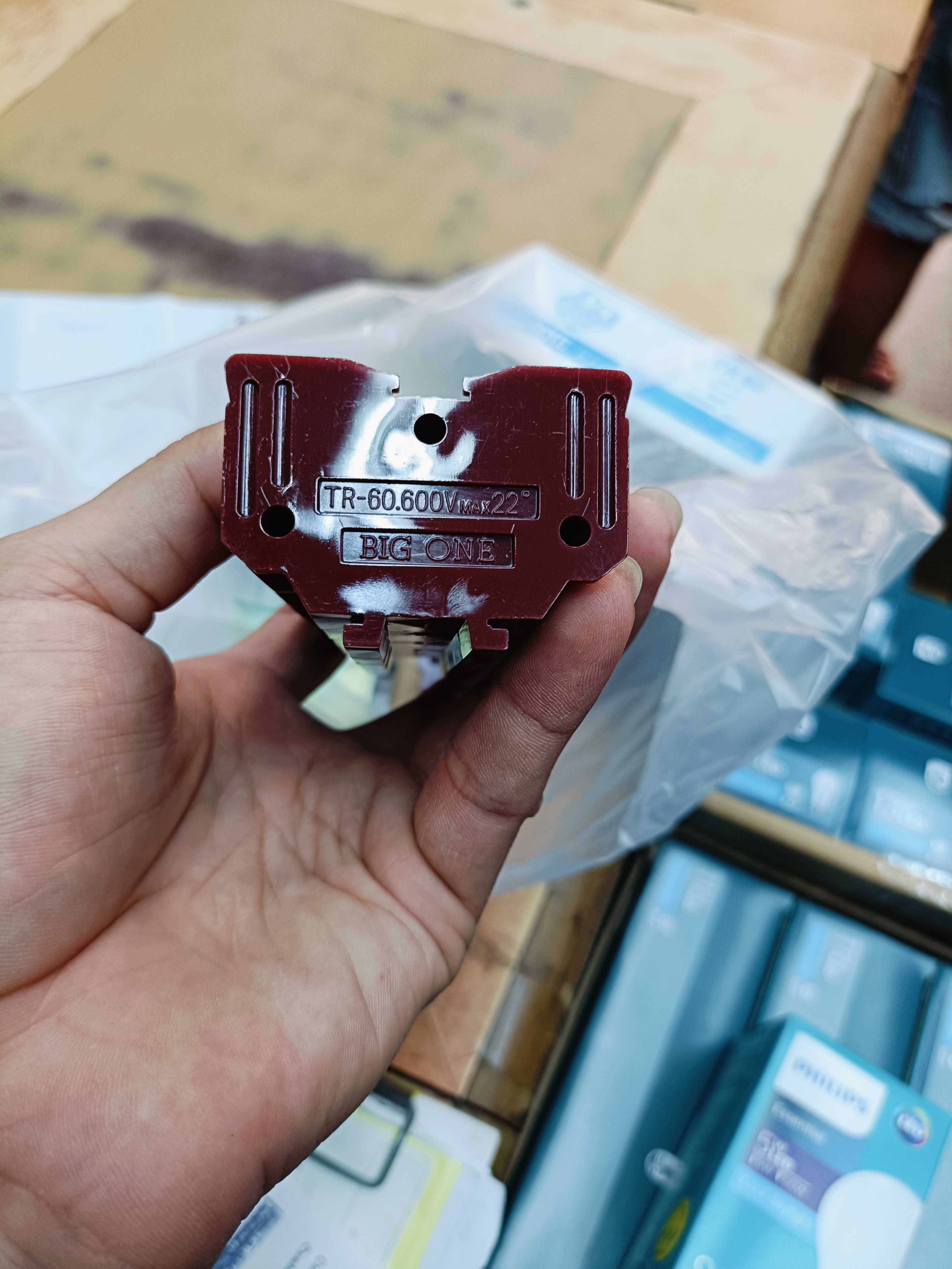 BIGONE เทอร์มินอล TR10 TR20 TR30 TR60 TR100 TERMINAL BLOCKS เทอร์มินอลบล็อก เทอร์มินอล TR-Series ยี่ห้อ Big One 1อัน