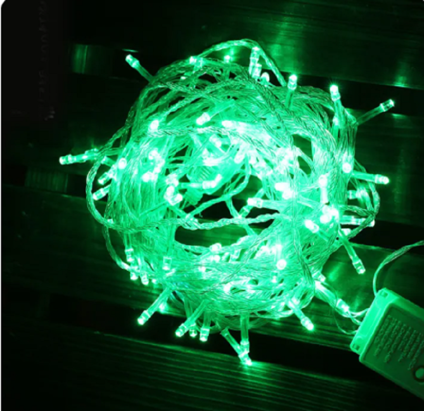 ไฟปีใหม่ ไฟหยดน้ำ กันน้ำ LED ไฟประดับ ความยาว 8เมตร แบบกระพริบ ปรับได้ หัวคริสตัล 8m. ไฟประดับ ไฟตกแต่ง ไฟคริสต์มาส