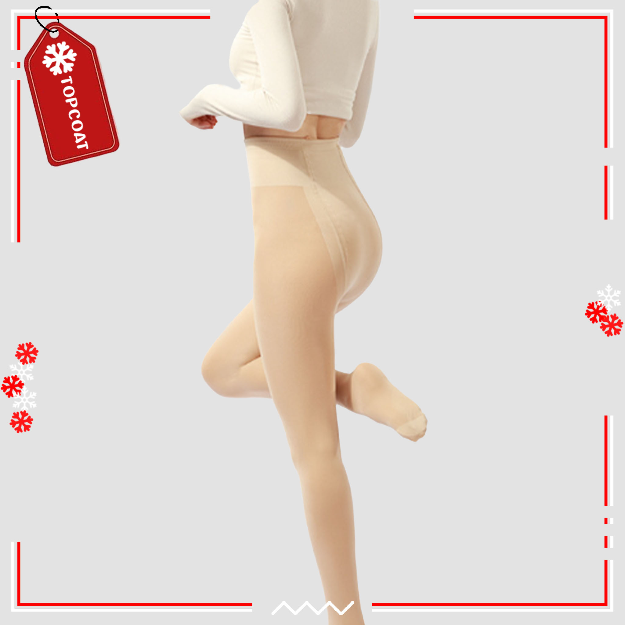 กางเกงเลกกิ้งกันหนาวแบบถุงน่องกับแบบเหยีบส้น บุขนนุ่ม สวมใส่สบาย (หนา บาง)