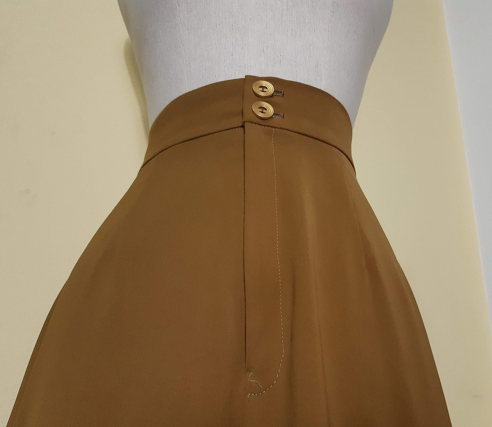 กางเกงขาบานงานวินเทจ