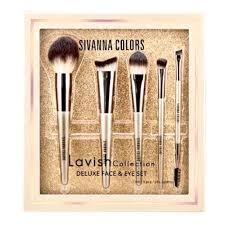 แปรงแต่งหน้า BR-1706 Sivanna Colors Lavish Collection Deluxe Face&Eye Set แปรงแต่งหน้า ถูกและดี อุปกรณ์แต่งหน้า