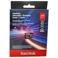 Nintendo Switch 2 : Sandisk MicroSD Express Card 256 GB for Nintendo Switch 2