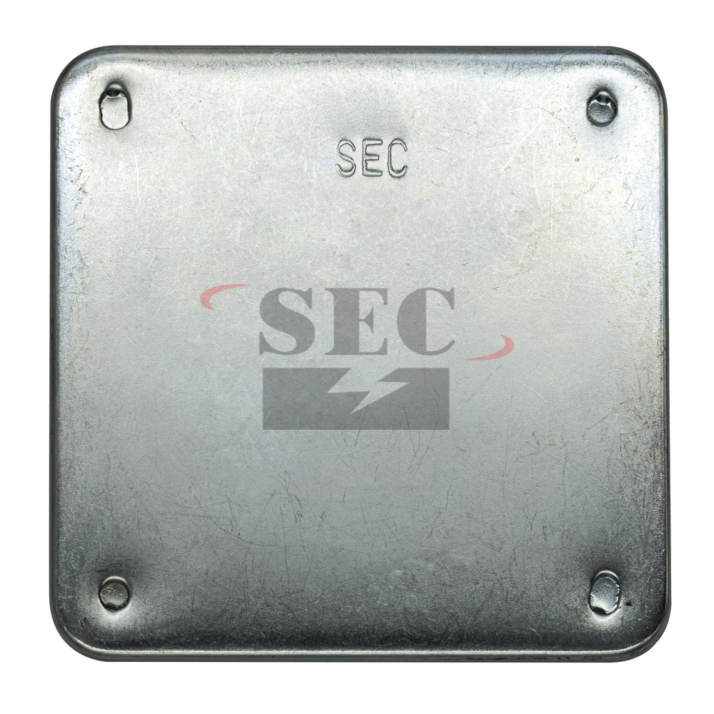 ฝาปิดที่ใช้สำหรับ ปิดสแควบ๊อกซ์ 4″x4″ ฝาปิด- ปิดมิด สแควบ๊อกซ์ Square Box Cover ฝาปิดสแควร์บ๊อกซ์ 4x4"Square Cover Plate 1อัน