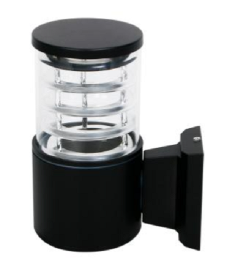 LAMPO โคมไฟติดผนัง LED E27 โคมกรงนก PRAEW โคมกันน้ำลายกรงนก โคมไฟติดผนังภายนอก สีดำ E27 1ทาง