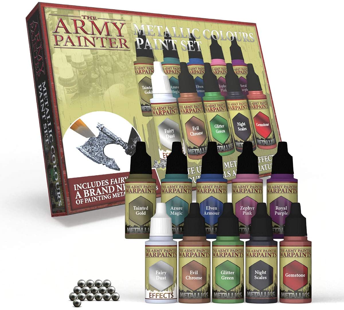[Paint] The Army Painter: Metallic Color Paint Set