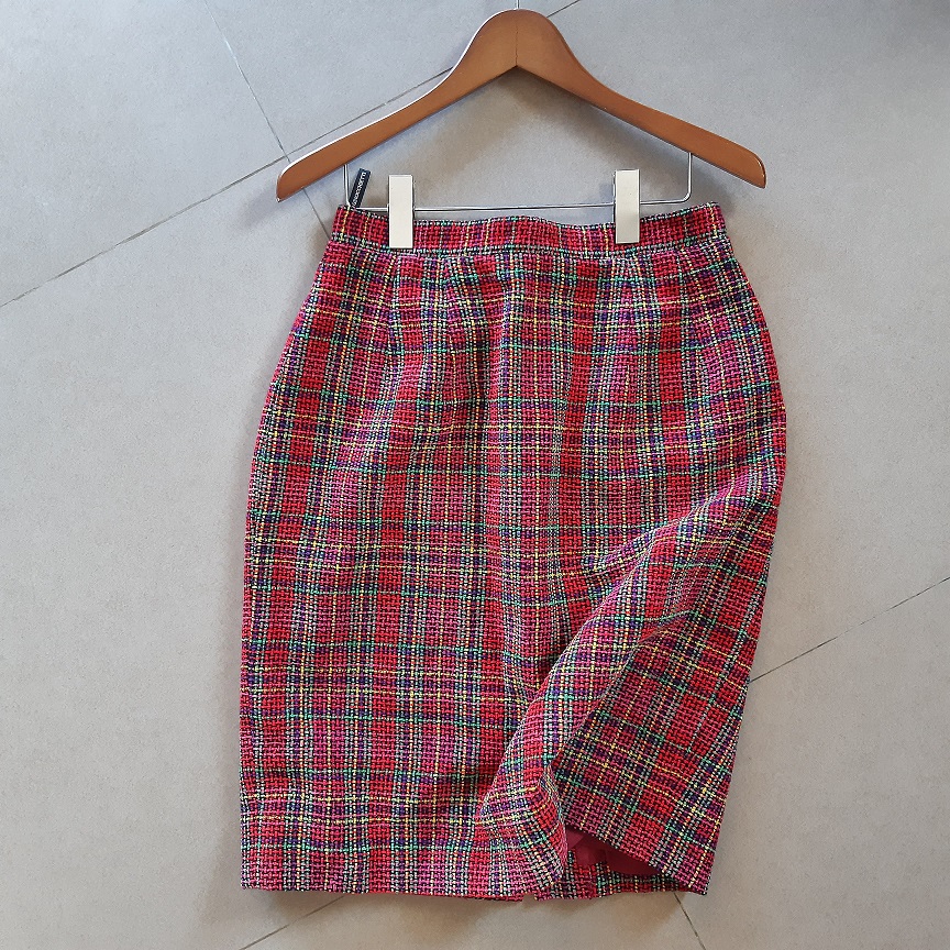 กระโปรงวินเทจทรงเอผ้าวูลทวีต จากอิตาลี