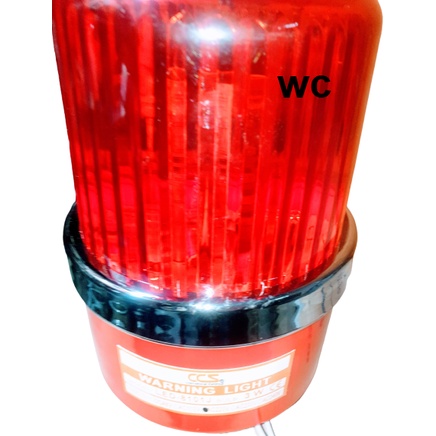 ไฟหมุน มีเสียง ไฟหมุน 6นิ้ว ไซเรน มีเสียงในตัว เตือนภัย เสียงดังชัดเจน 220V warning light wit Siren