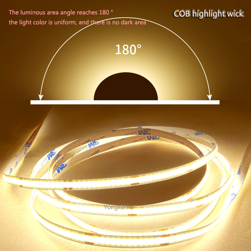 SL ไฟริบบิ้น Strip Light 12V ความยาว 5 เมตร คุณภาพดี ไฟเส้น 5 เมตร ยี่ห้อ SL รุ่น 312P COB LED Strip Light ไฟเส้นแอลอีดี