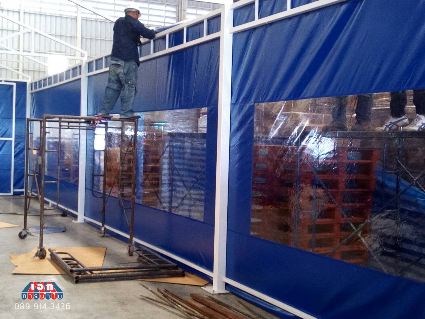 โกดังผ้าใบเก็บสินค้า (Ware house)