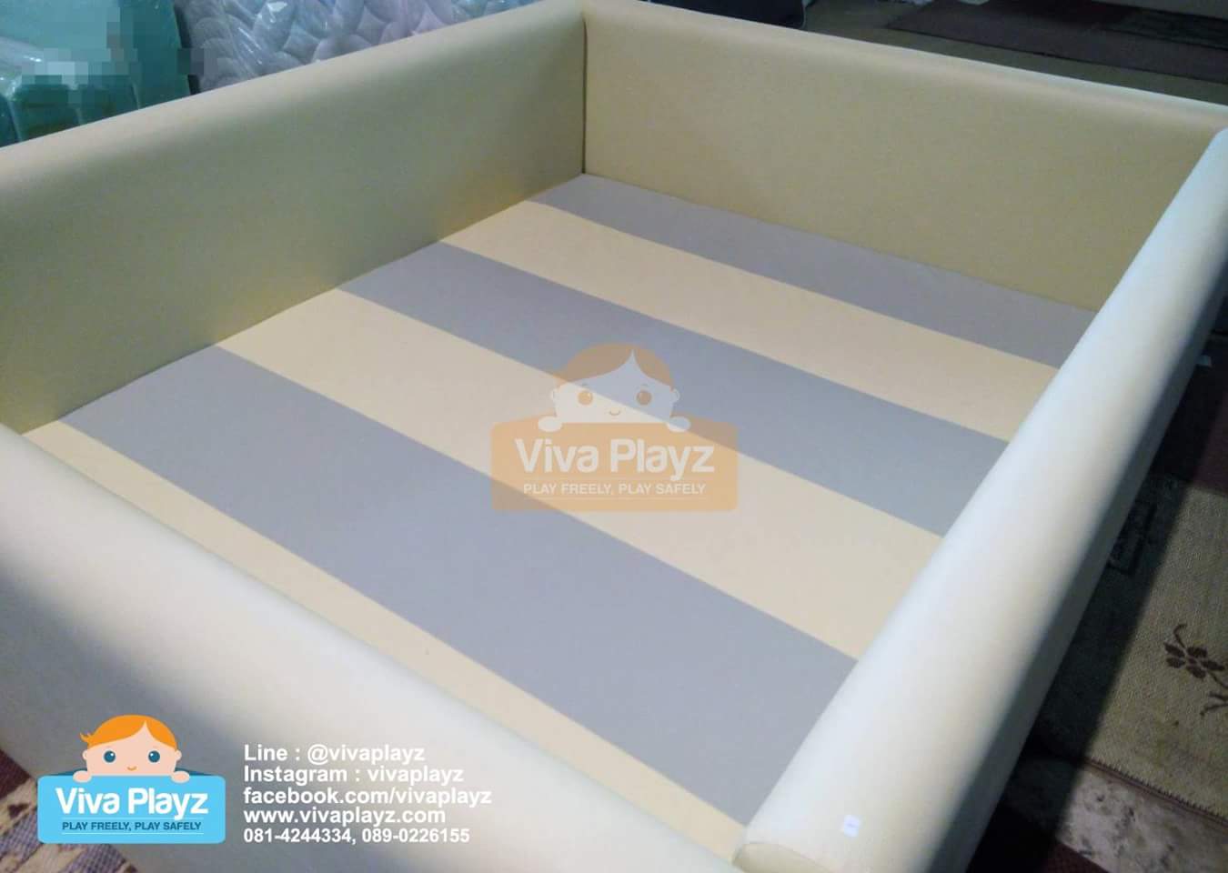 ตัวอย่างสี คอกกั้นเด็ก