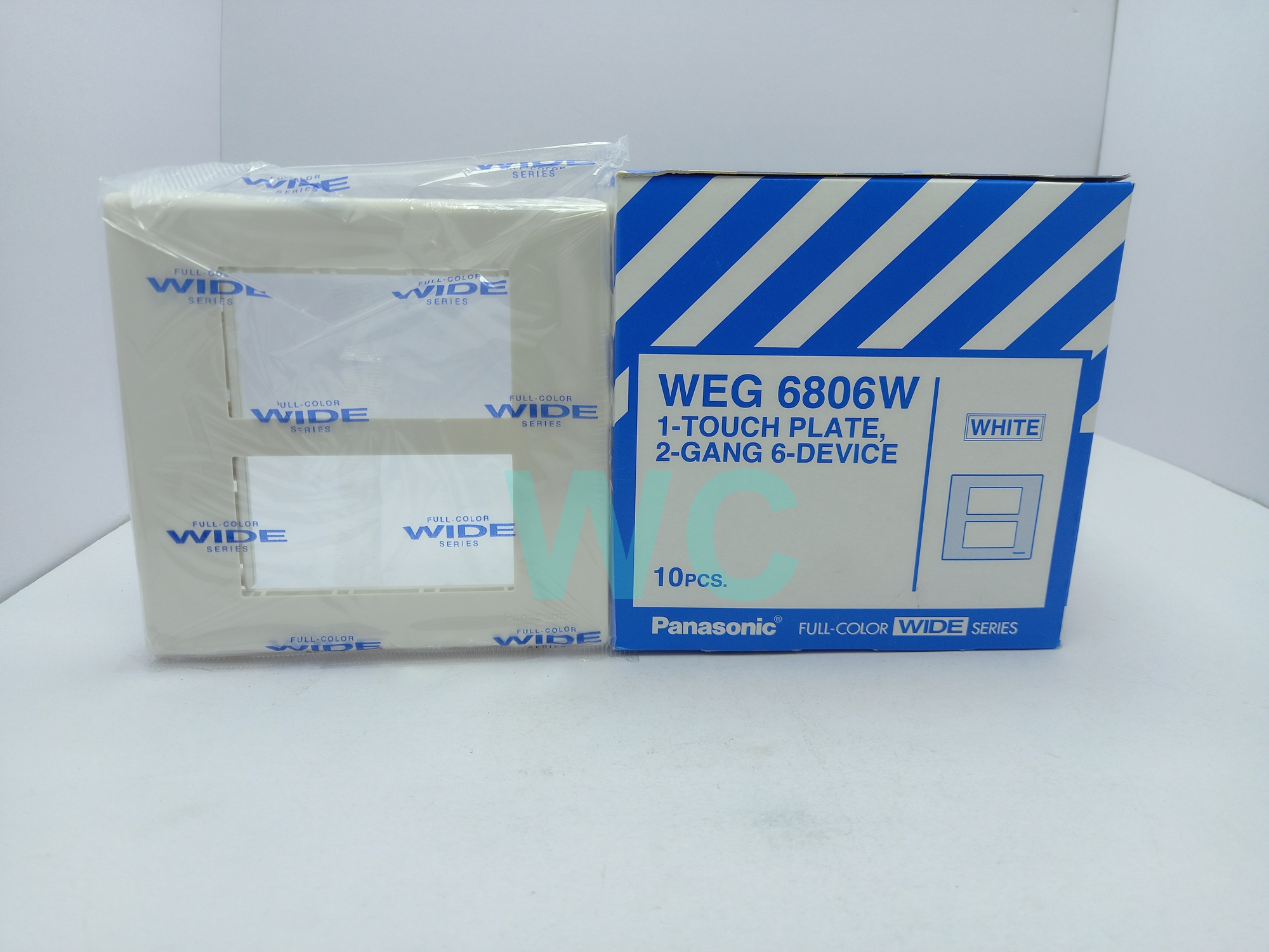 panasonic สวิตซ์ ปลั๊ก ฝาพลาสติก พานาโซนิค 1ช่อง 2ช่อง 3ช่อง 4ช่อง 6ช่อง รุ่น wide series