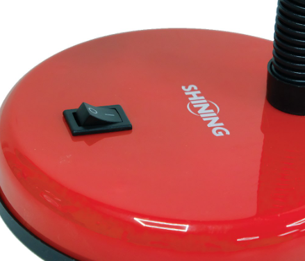 SHINING LED Table Lamp โคมไฟตั้งโต๊ะ โคมไฟอ่านหนังสือ ขั้ว E27 มีให้เลือก 4 สี แดง, ฟ้า , เทา และชมพู