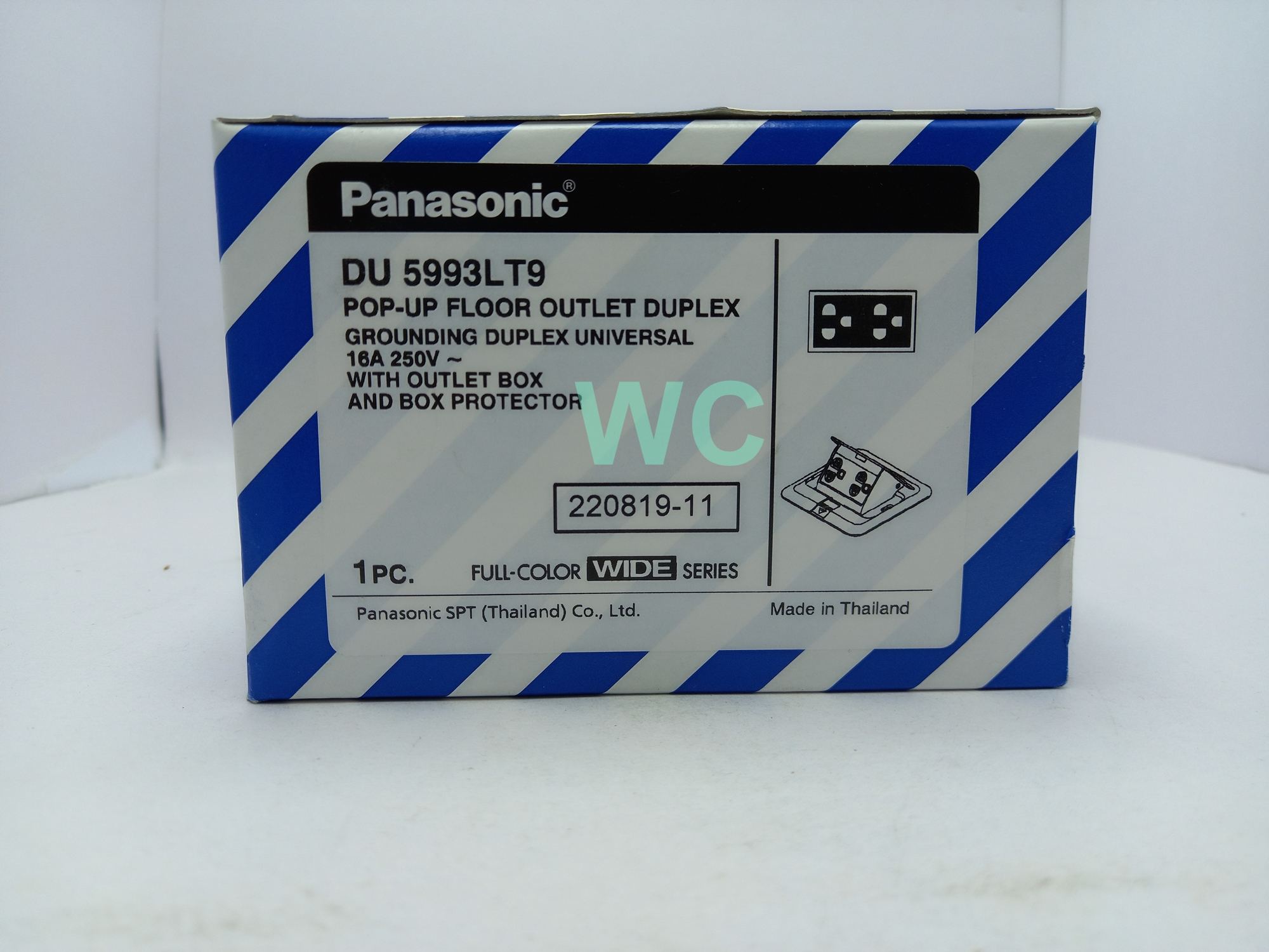 Panasonic ปลั๊กกราวคู่ฝังพื้น พานาโซนิค เต้ารับฝังพื้น รุ่น DU5993LT9