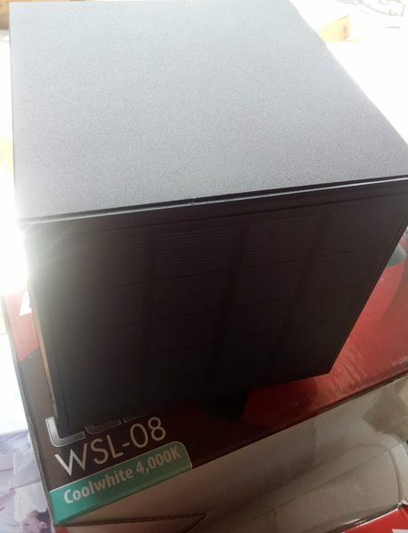 EVE โคมผนังโซล่าเซลล์ โคมแสงอาทิตย์ โคมผนัง 2W WSL-09 แสงคลูไวท์ COOLWHITE solarcell lighting