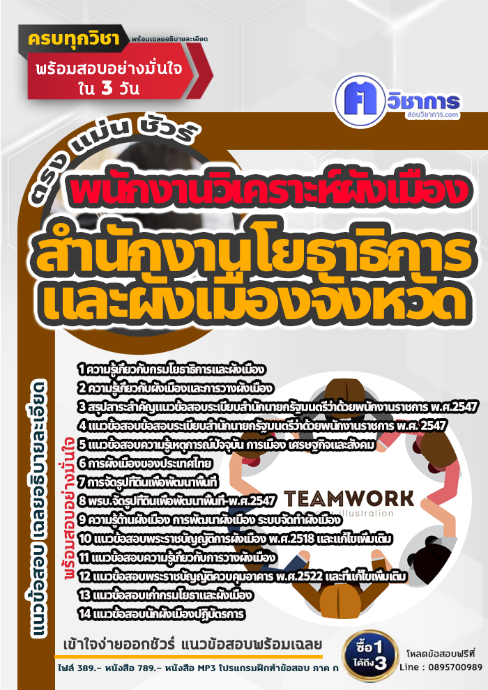 แนวข้อสอบพนักงานวิเคราะห์ผังเมือง สำนักงานโยธาธิการและผังเมืองจังหวัด 2568