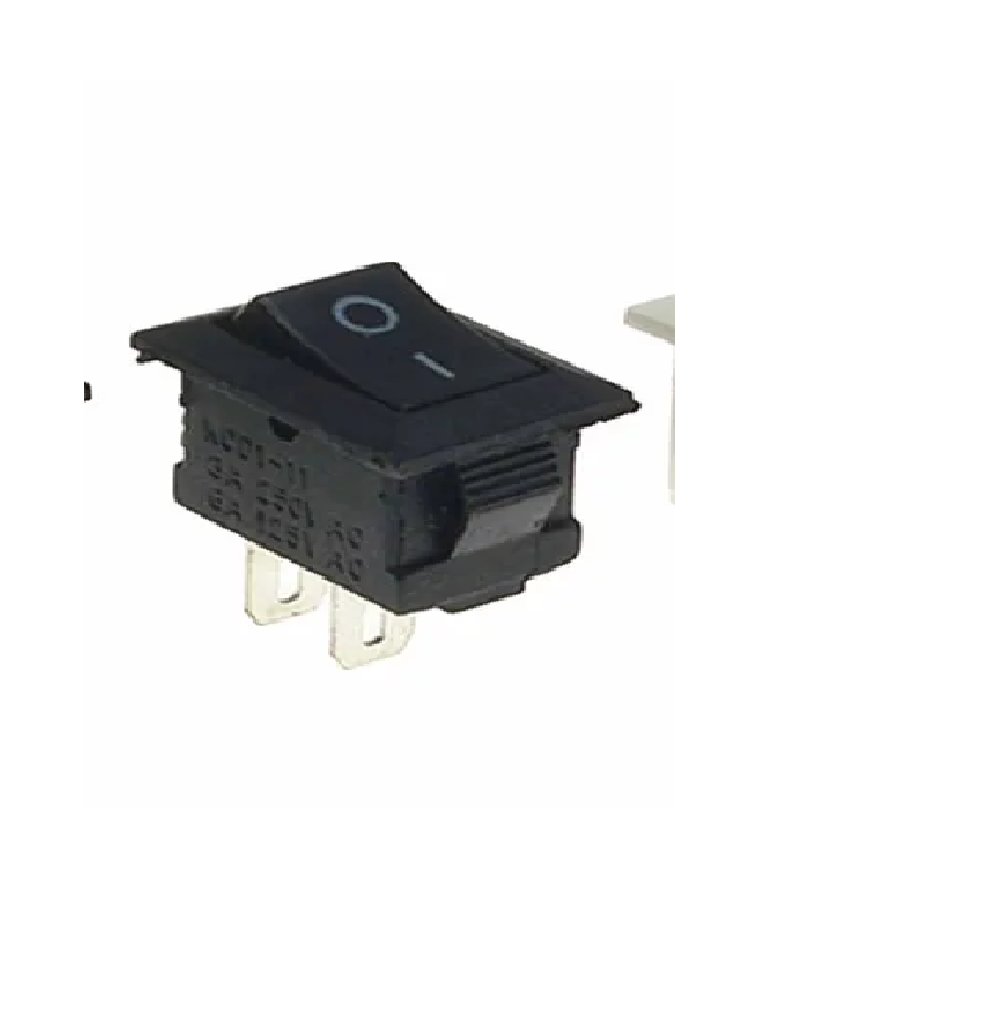 สวิทซ์เปิดปิดตัวเล็ก 2ตัว สวิทซ์บอดร์ด สวิทซ์เกม 10*15มม.SPST 2PIN ON/OFF G130 Rocker Switch 3A/250V รถ Dash dashboard