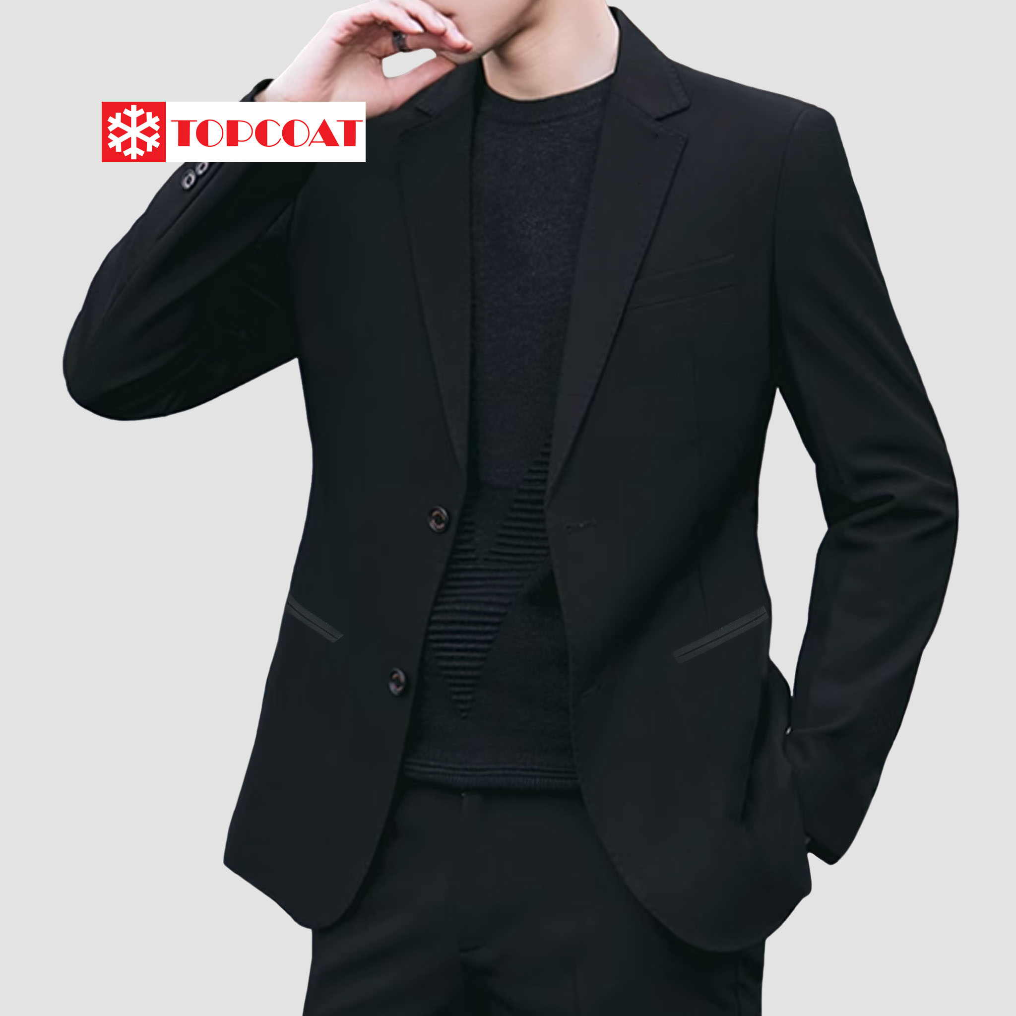 เสื้อสูทเบลเซอร์สำหรับผู้ชาย (Business) ซับในทั้งตัว ดีไซน์เรียบหรูใส่ออกงานทางการต่างๆ