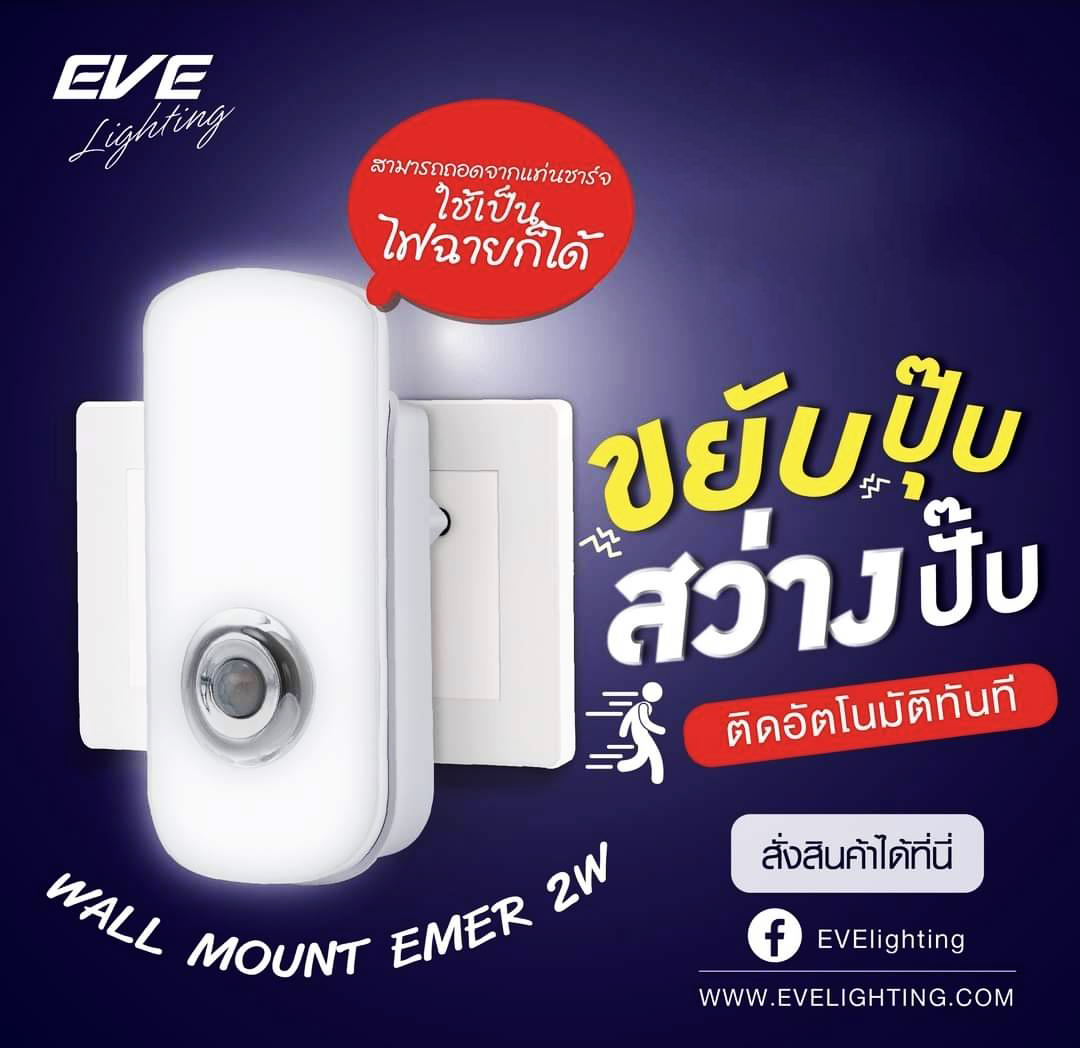LED Wall Mounted Motion Sensor with Charging แอลอีดี ติดอัตโนมัติเมื่อเดินผ่าน