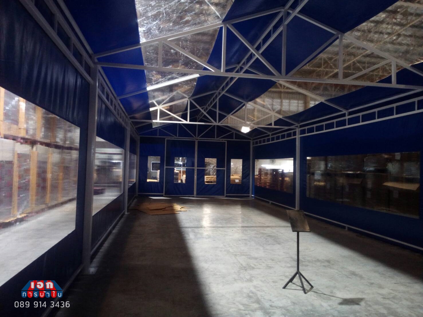 โกดังผ้าใบเก็บสินค้า (Ware house)