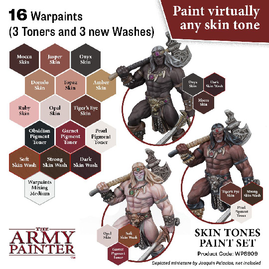[Paint] Army Painter: Skin Tones Paint Set