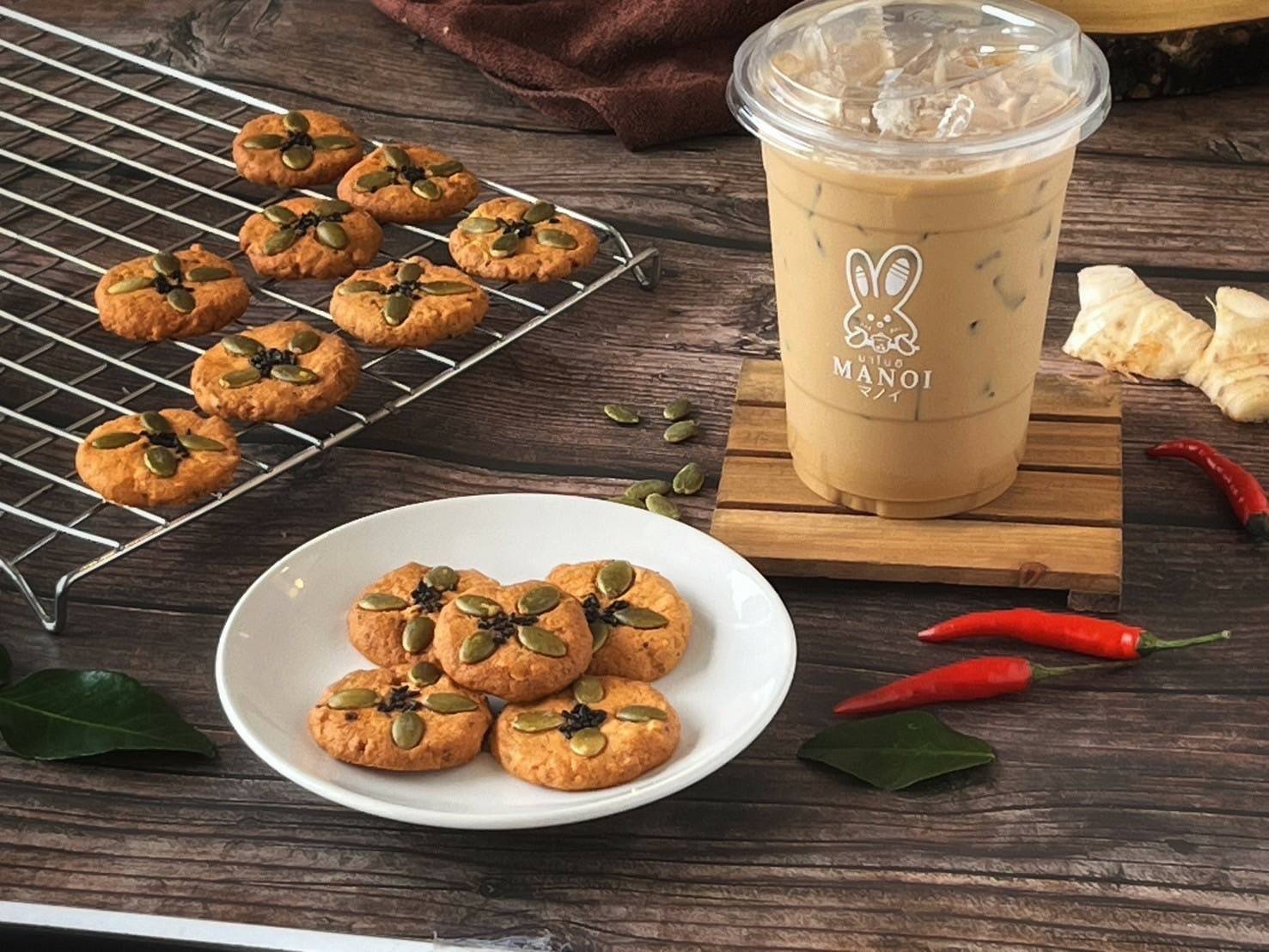 คุ๊กกี้ปลาธัญพืช (สินค้าพรีออเดอร์) กลุ่มวิสาหกิจชุมชนแปรรูปปลาน้ำจืม (ป้าอ้วนหมู่ 3)