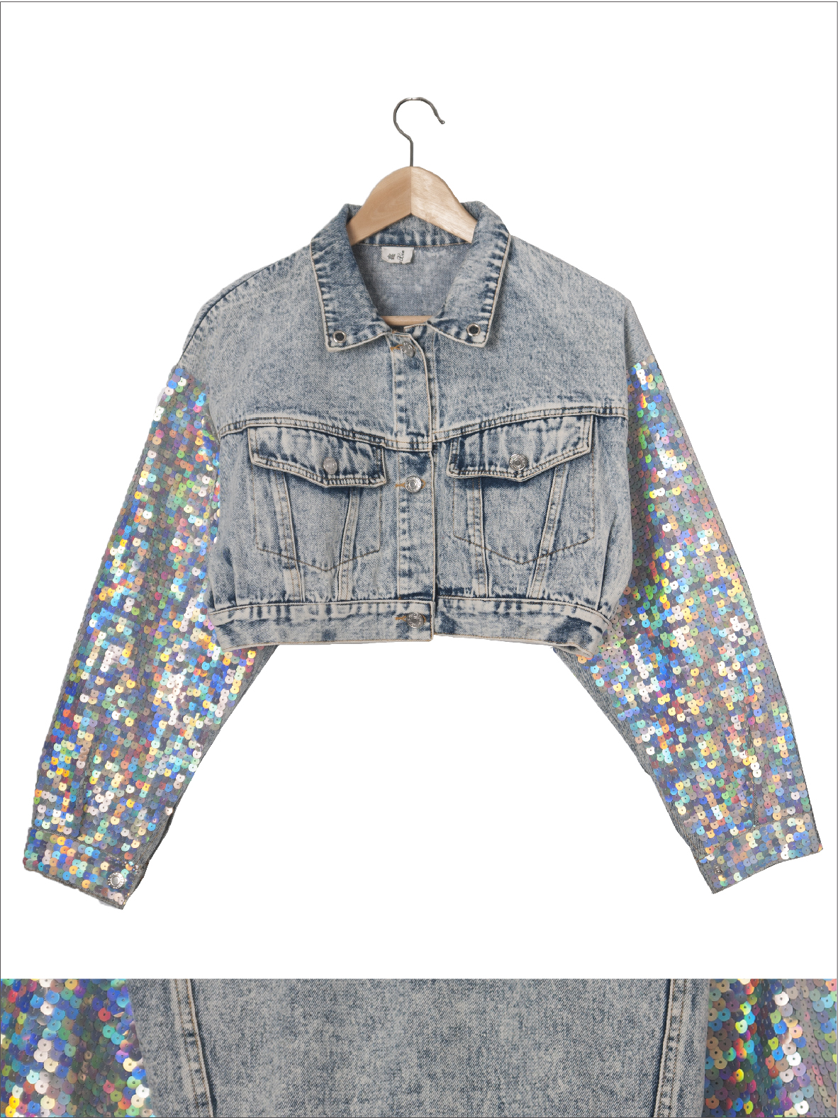 G 170177 เสื้อแจ็คเกต (แขนยาว ยีนส์) Jlong Xin ราคาเช่า 110 บาท ต่อ 1 วัน