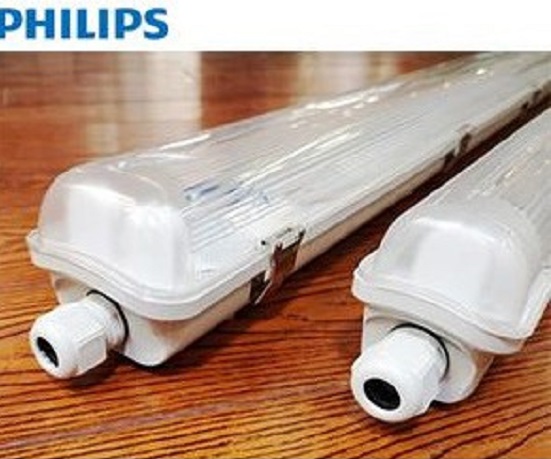 10ชุด ราคาส่ง Philips โคมกันน้ำกันฝุ่น 18W 36W WT069 ฟิลลิป์ โคมกันน้ำ WT069C หลอดเดียว หรือ หลอดคู่ WT069C