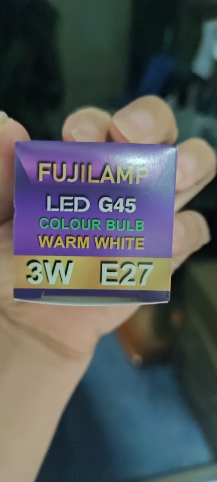 หลอดปิงปองLED 3W ขัวเกลัยว E27 ไฟปิงปอง แบบใส หลอดแอลอีดี 1หลอด