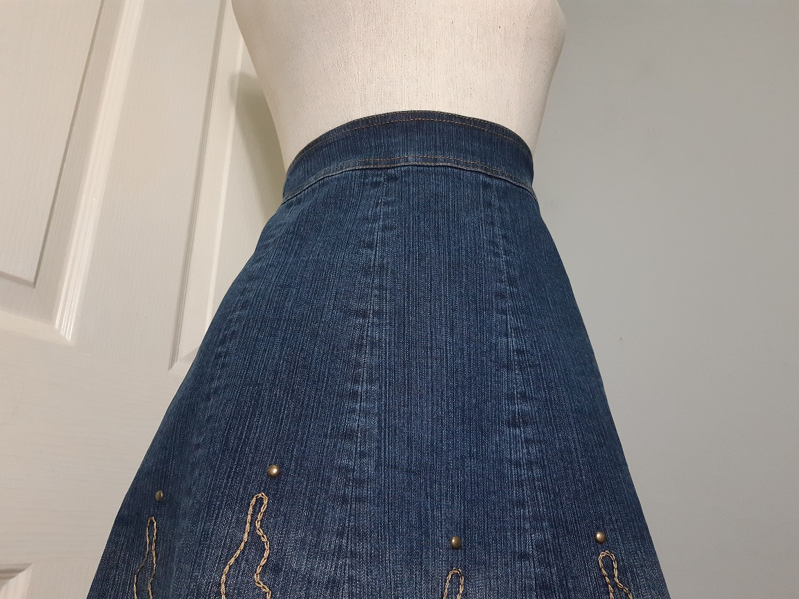 กระโปรงยีนส์วินเทจ