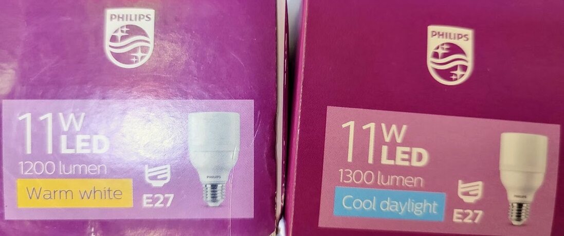 PHILIPS หลอดไฟ MyCare 11W LED BRIGHT T70 E27 แอลอีดี ถนอมสายตา แสงขาวหรือแสงส้ม