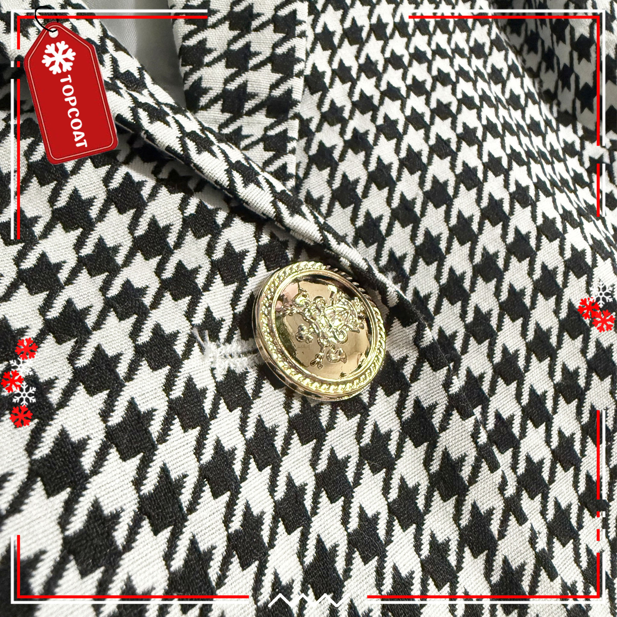 เสื้อสูททรงเข้ารูปลายชิโนริ ชายเสื้อแบบระบาย กระดุมเม็ดเดียว