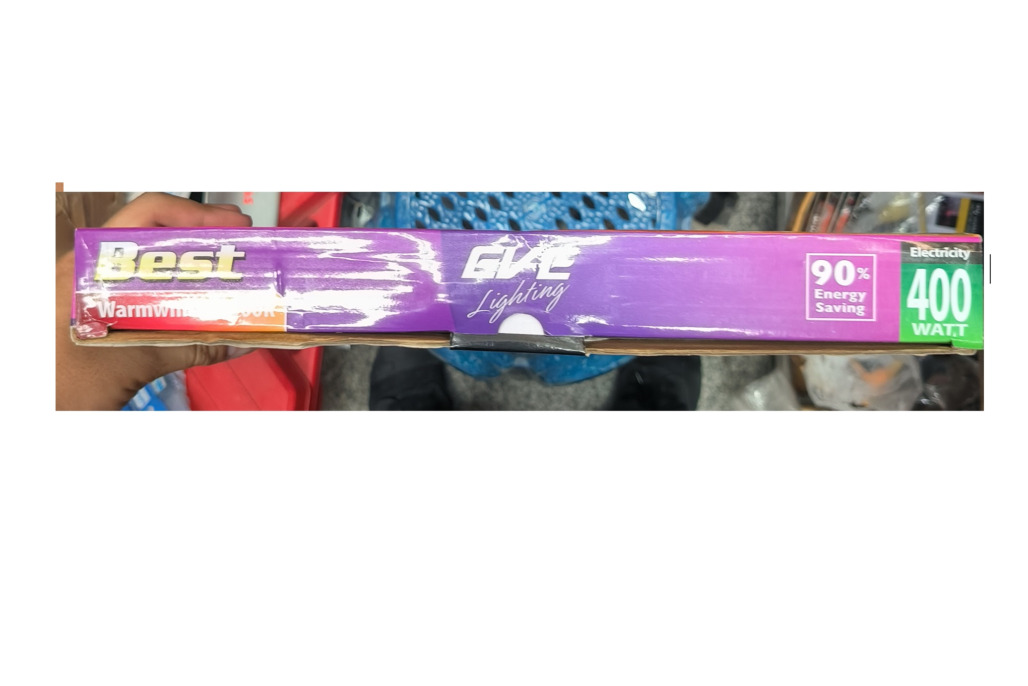 สปอร์ตไลท์ LED DOB Best 400w 400วัตต์ แสงเดย์ไลท์ และ แสงวอร์มไวท์ EVE แสงขาว แสงส้ม IP66 กันน้ำ กันความเย็น