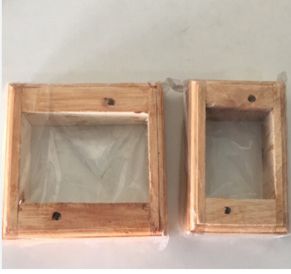 บล็อคลอยไม้ บล็อกลอยฝาหน้ากปลั้กไฟไม้ แผงไม้หน้ากากไฟฟ้า ขนาด 2x4 4x4 1อัน