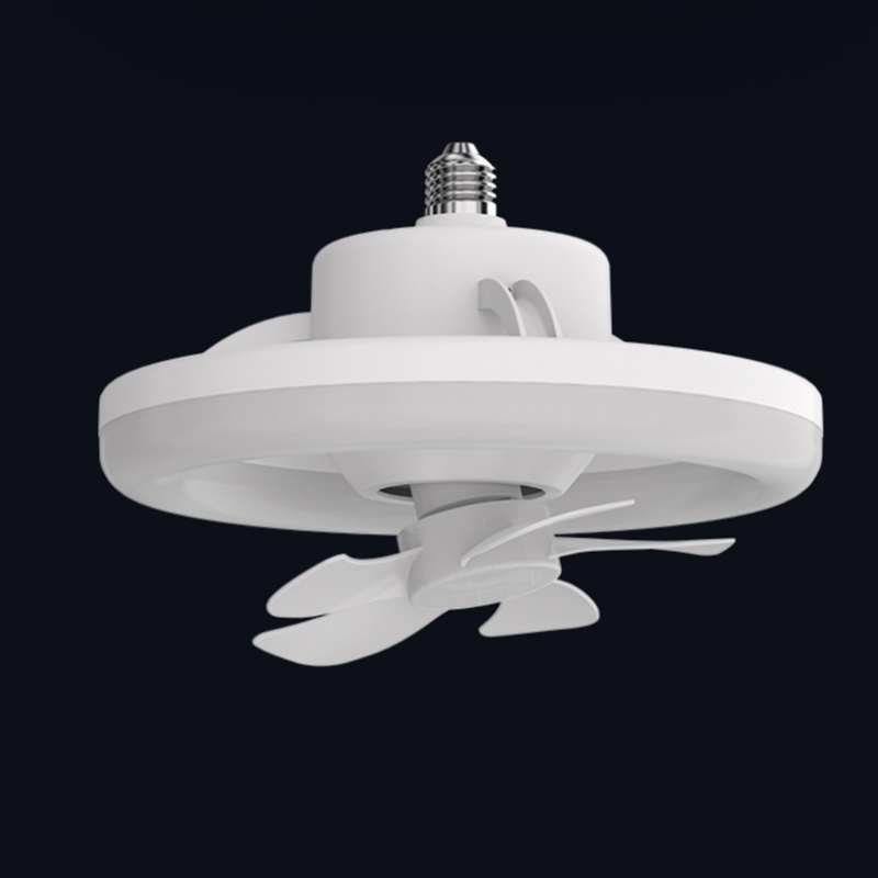 EVE โคมไฟพัดลมติดเพดาน LED E27 360° 48W 3 โหมด ปรับได้ 3000K-6000K สําหรับเรียน สํานักงาน พัดลมเพดาน 3ใบพัด