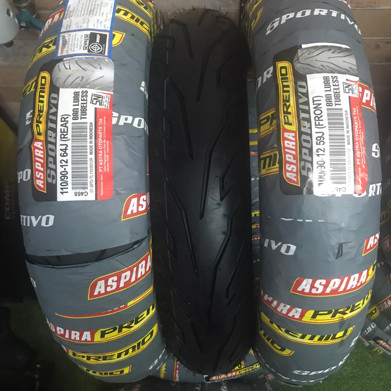ยาง Aspira สำหรับ Zoomer X, Moove, Scoopy i