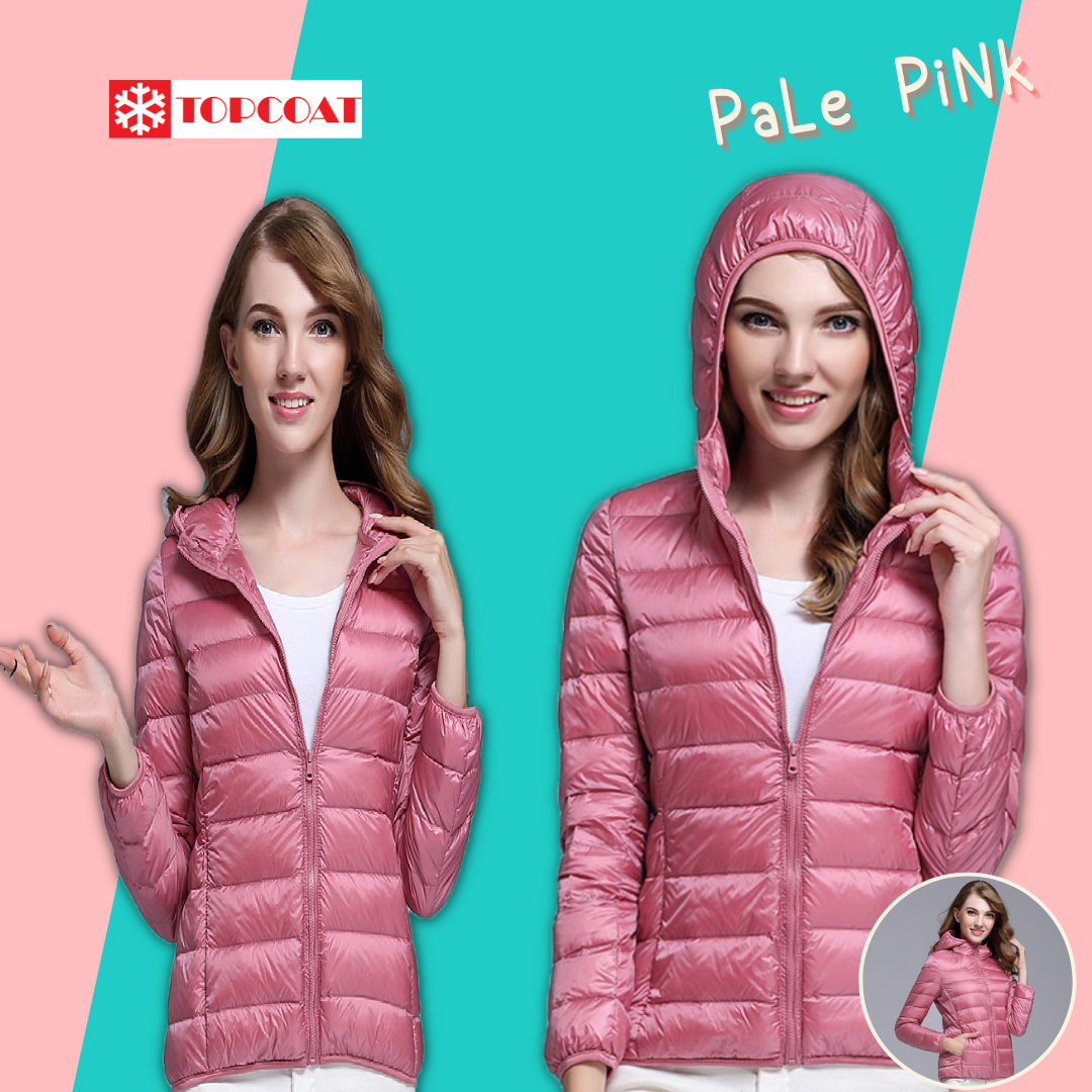 เสื้อกันหนาว เสื้อกันหนาวมีฮู้ด เสื้อกันหนาวขนเป็ด มีถุงผ้า มีฮูด