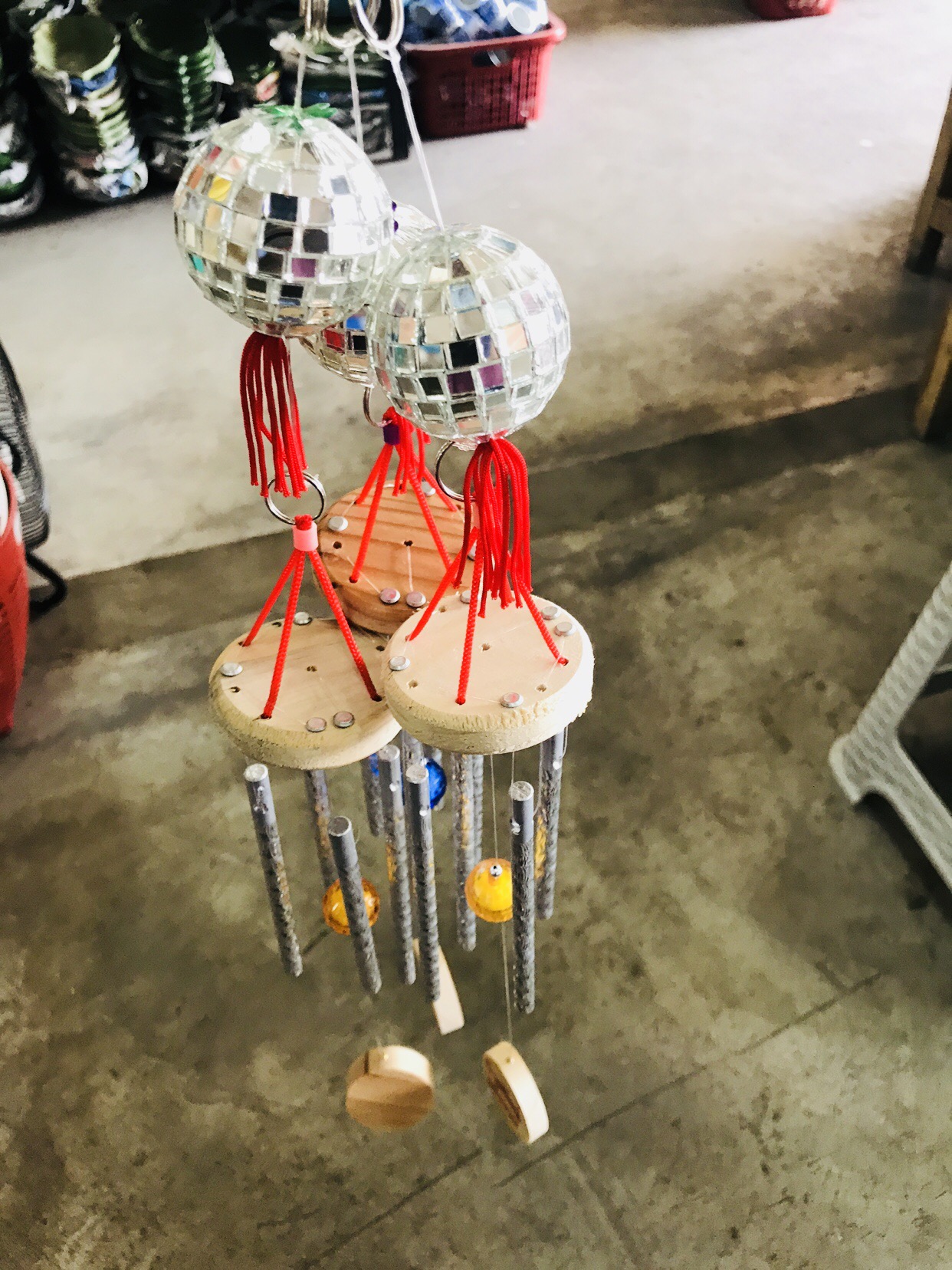 โมบาย6แท่งตันมีลูกแก้ว