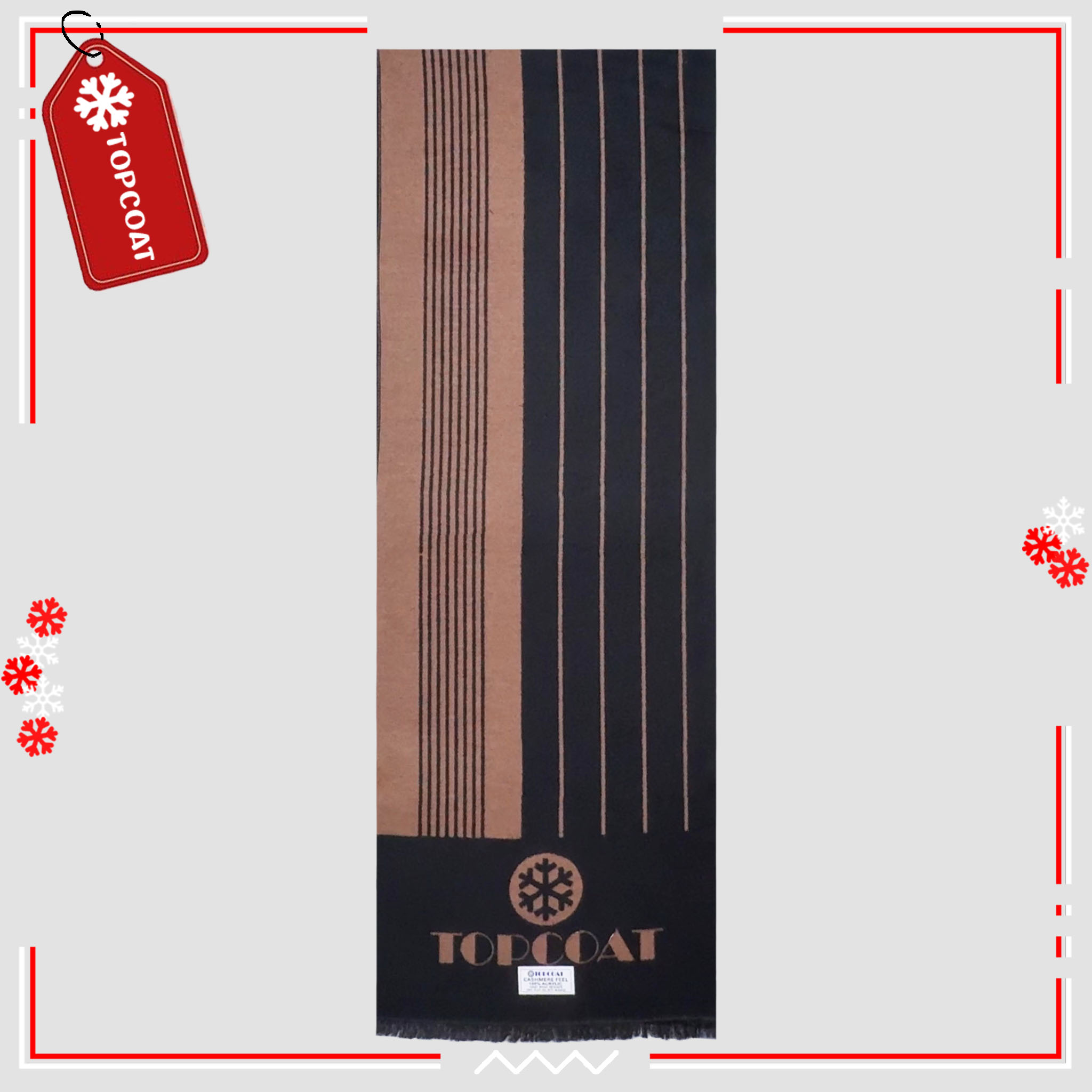 ผ้าพันคอกันหนาว (Formal) ผืนใหญ่ น้ำหนักเบา ไม่คัน ใส่สบาย