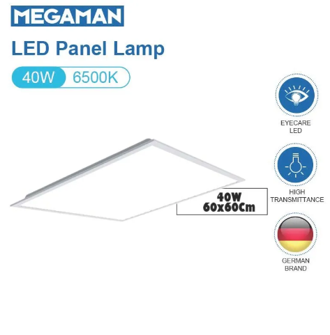 โคมไฟ LED Panel 60x60 /30x120 /60x120 MAGAMAN MEGAMAN โคมไฟ PANEL LIGHT 40W 72W
