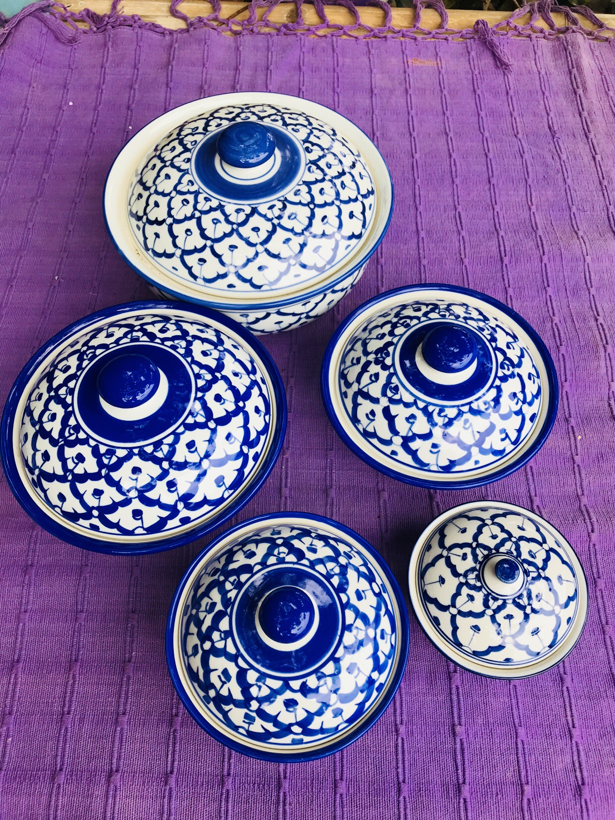 ถ้วยฝาปิดลายไทย8"