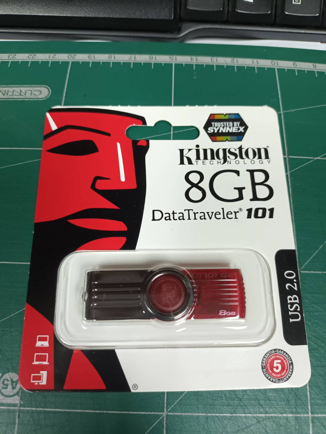 USB flash drive,แฟลชไดร์ฟKingston,memery8GB,อุปกรณ์เก็บข้อมูล,ยี่ห้อKINGSTON,081923893