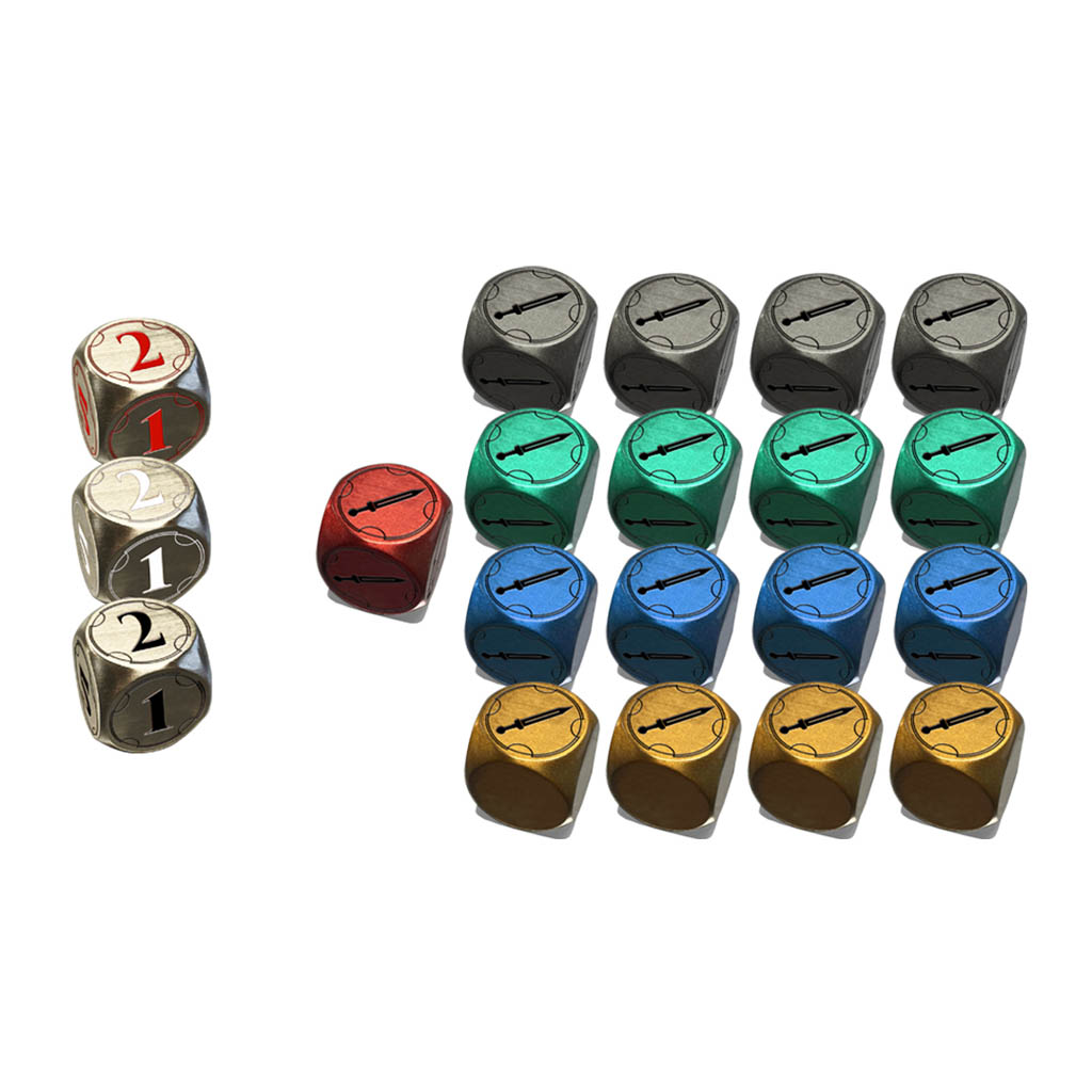 Hoplomachus: Alloy Dice Set