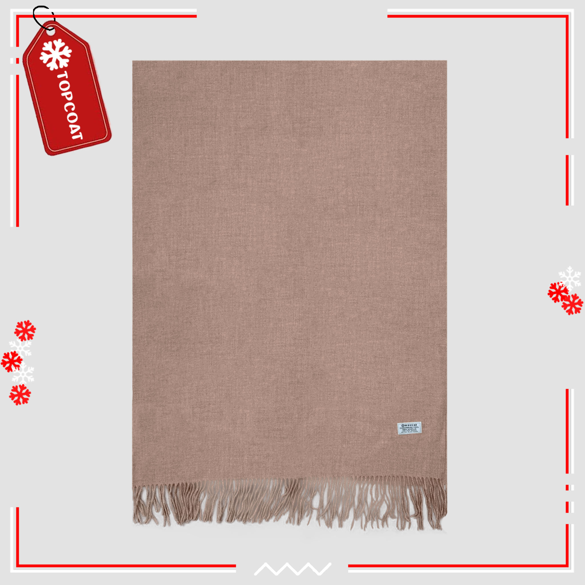 ผ้าพันคอผืนใหญ่ (Solid) ให้ความรู้สึกอบอุ่น สบาย ไม่ระคายผิว