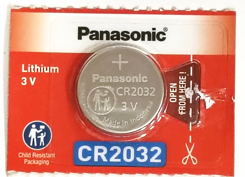ถ่านกระดุม Panasonic CR2032 CR2025 CR2016 CR1632 CR1620 CR1616 CR1220 1ก้อน 3V แท้100% ถ่านLithium จัดจำหน่ายโดยบริษัทได้รับการแต่งตั้ง